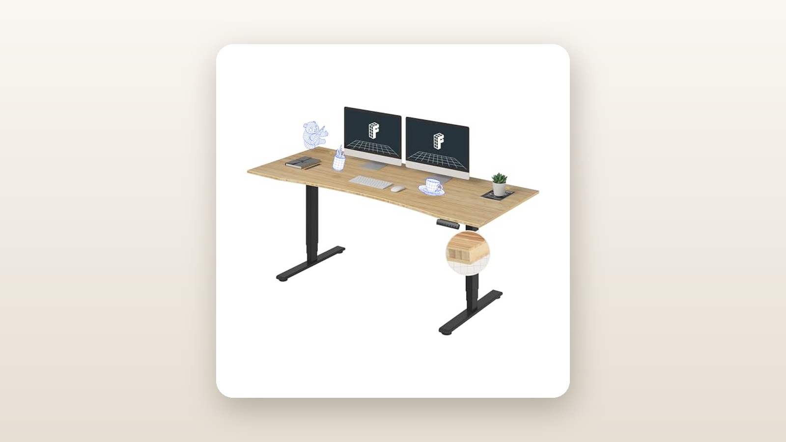 FLEXISPOT FlexiSpot EC5 72x30 Bamboo Desk Review: Worth the Heavy Price?