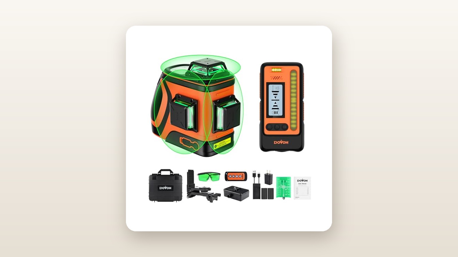 DOVOH DOVOH Outdoor Laser Level Review: 400-Foot Range on a Budget?