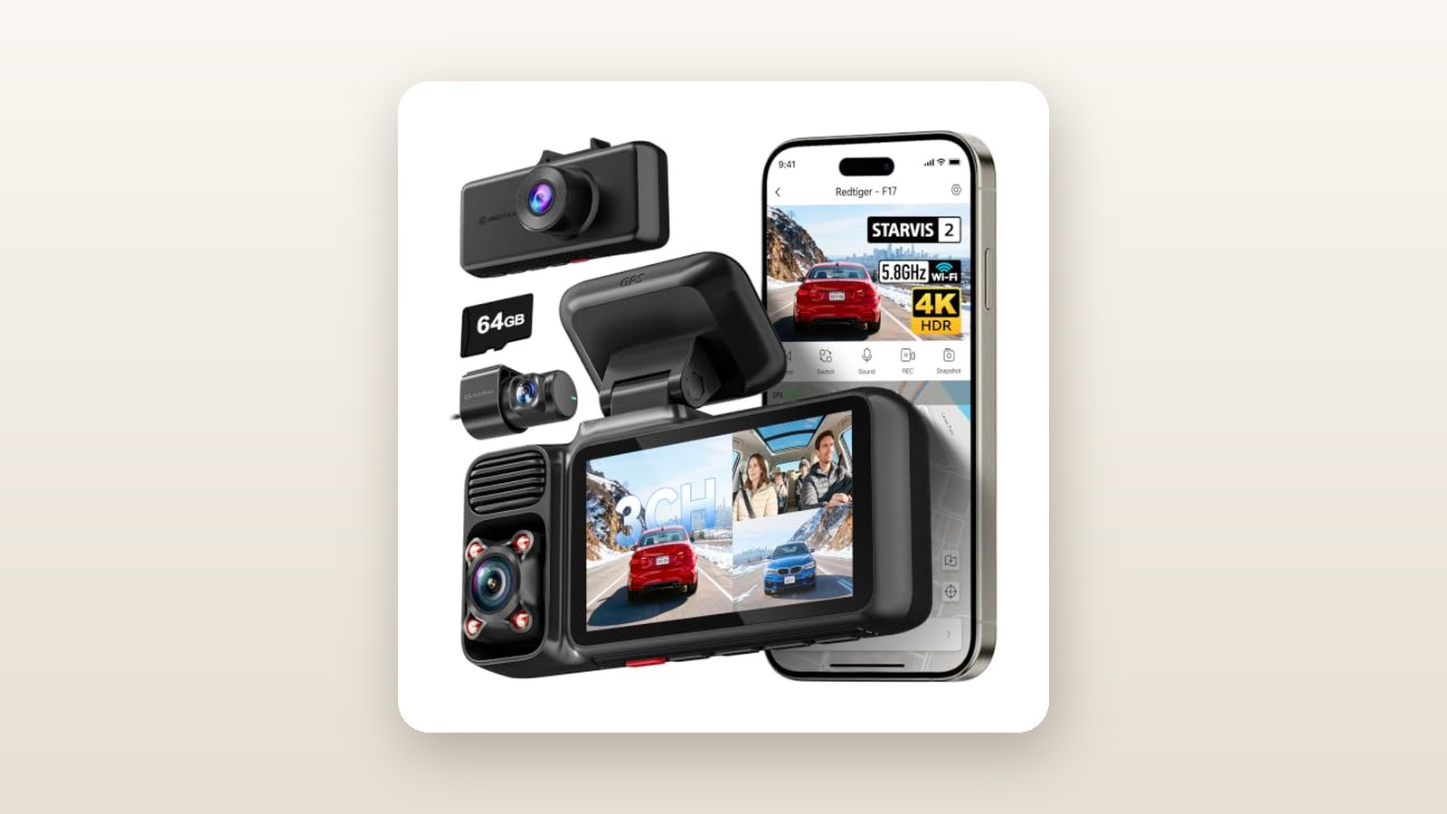 REDTIGER REDTIGER F17 Review: Can a $150 3-Channel Dash Cam Handle Canada?