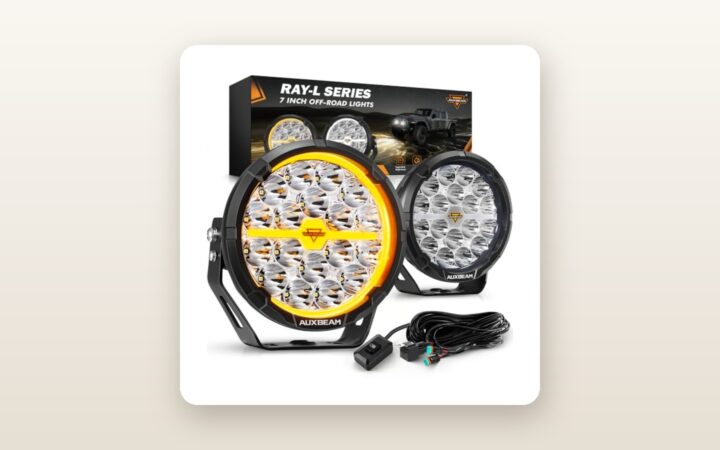 Auxbeam RAY-L 7-Inch Offroad Lights Review: Serious Backcountry Throw