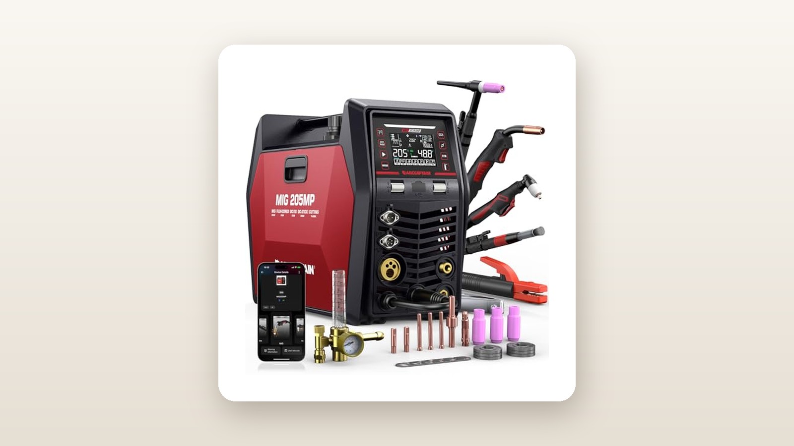 ARCCAPTAIN ARCCAPTAIN MIG205MP Review: Can One Box Replace Your Whole Shop?