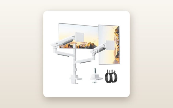 monTEK Dual Ultrawide Monitor Arm Review: Heavy-Duty Lifting on a Budget