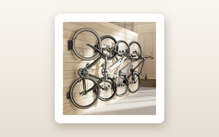 Pegzone 4 Pack Swivel Bike Rack Review: Tight Garage Saviour