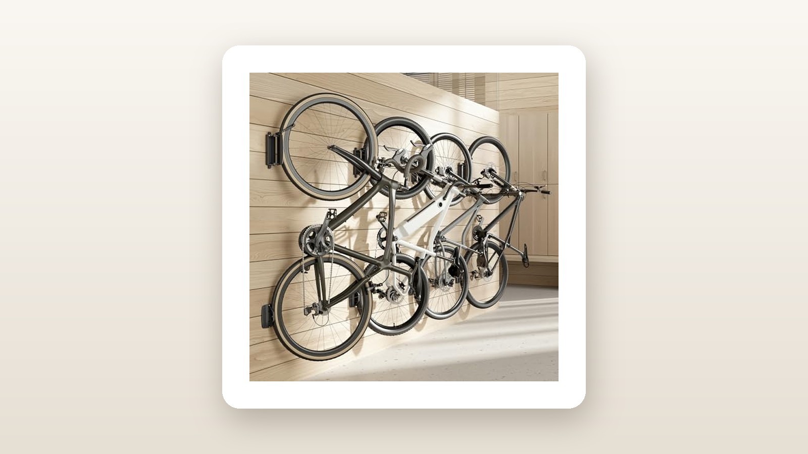 PEGZONE Pegzone 4 Pack Swivel Bike Rack Review: Tight Garage Saviour