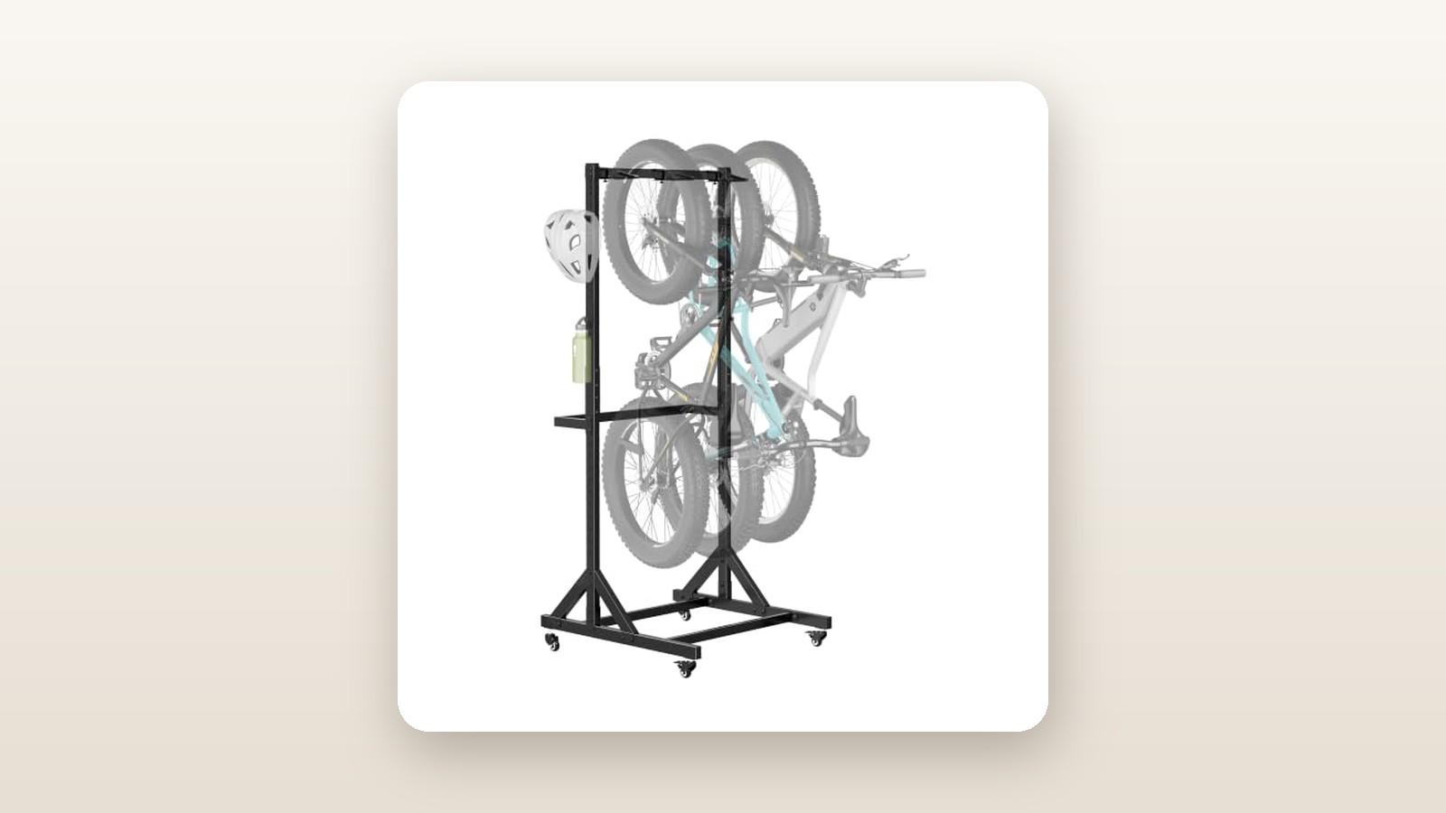 monTEK monTEK Rolling 3-Bike Garage Rack Review: Built for Fat Tires