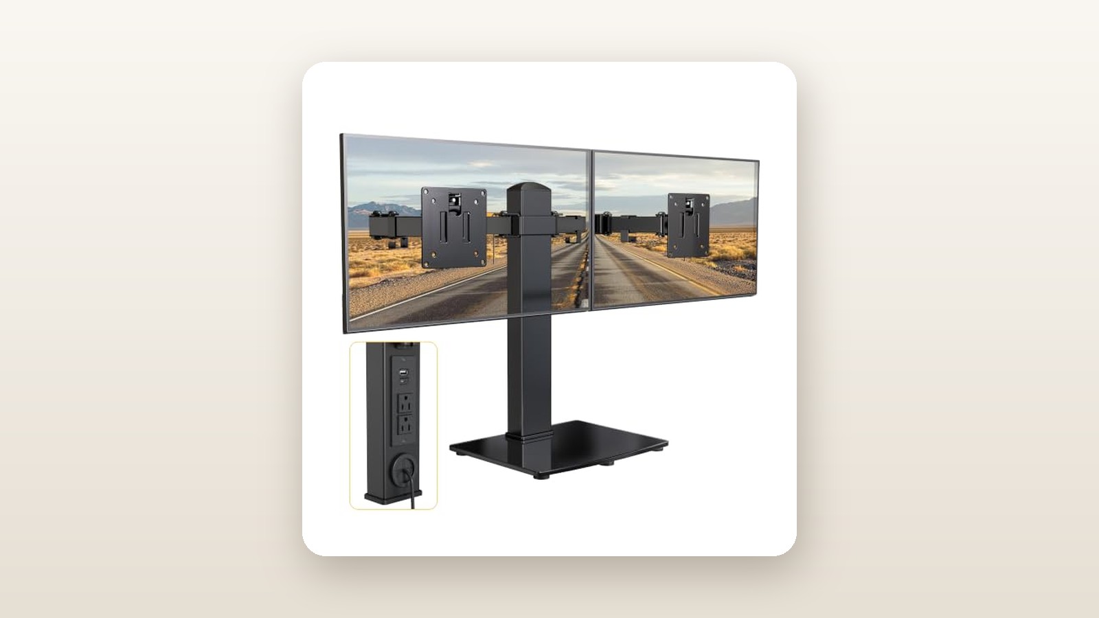 monTEK monTEK Dual Monitor Stand Review: Desk Power Without the Clamp