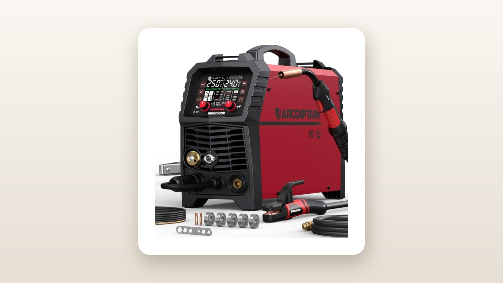 ARCCAPTAIN ARCCAPTAIN MIG250DP Review: Affordable Double Pulse Aluminum Welding