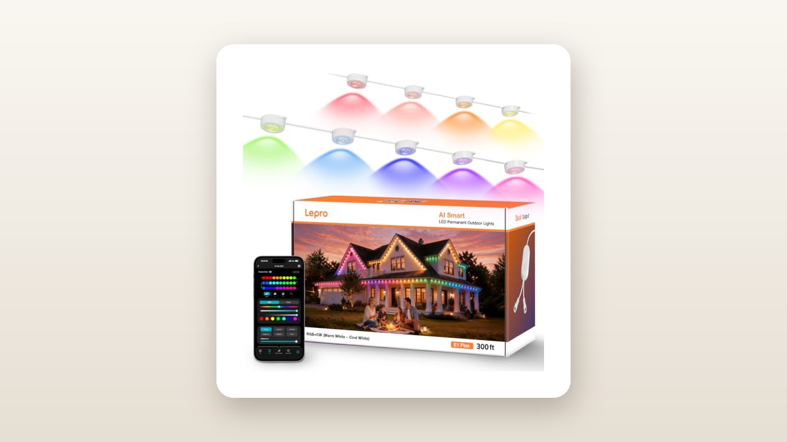 Lepro Lepro E1 Plus 300ft Permanent Lights Review: Worth $611?