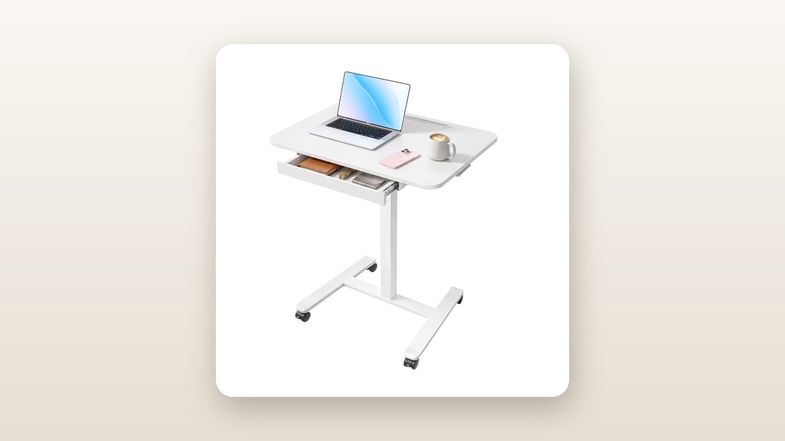 PEGZONE PEGZONE Mobile Desk Workstation Review: Compact Rolling Ergonomics